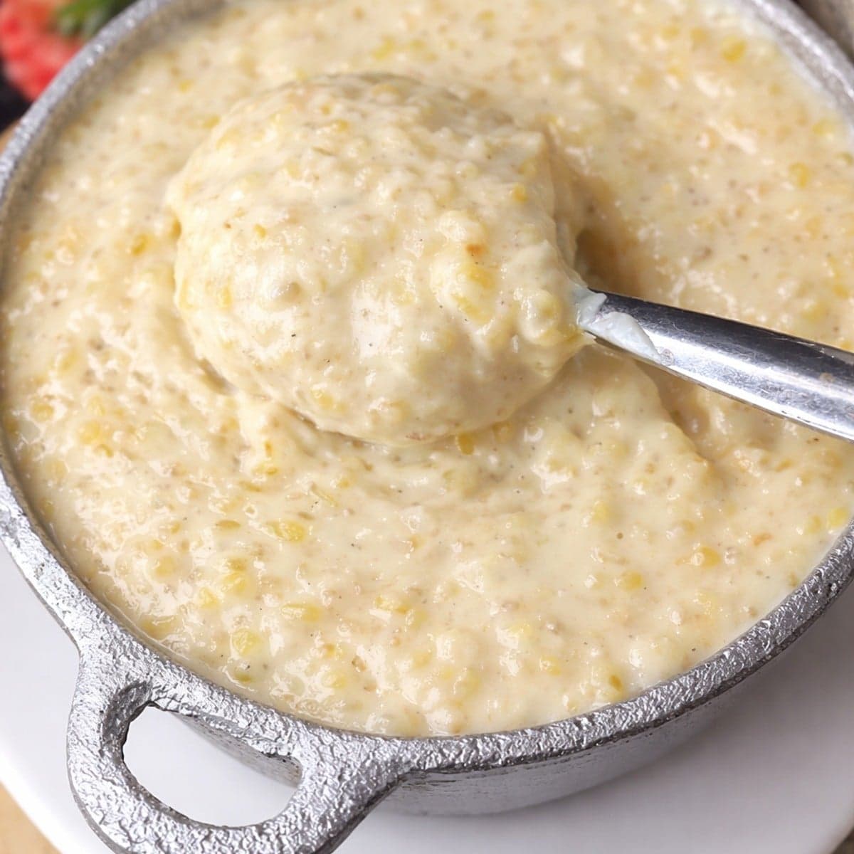 Bouillie de maïs au lait
