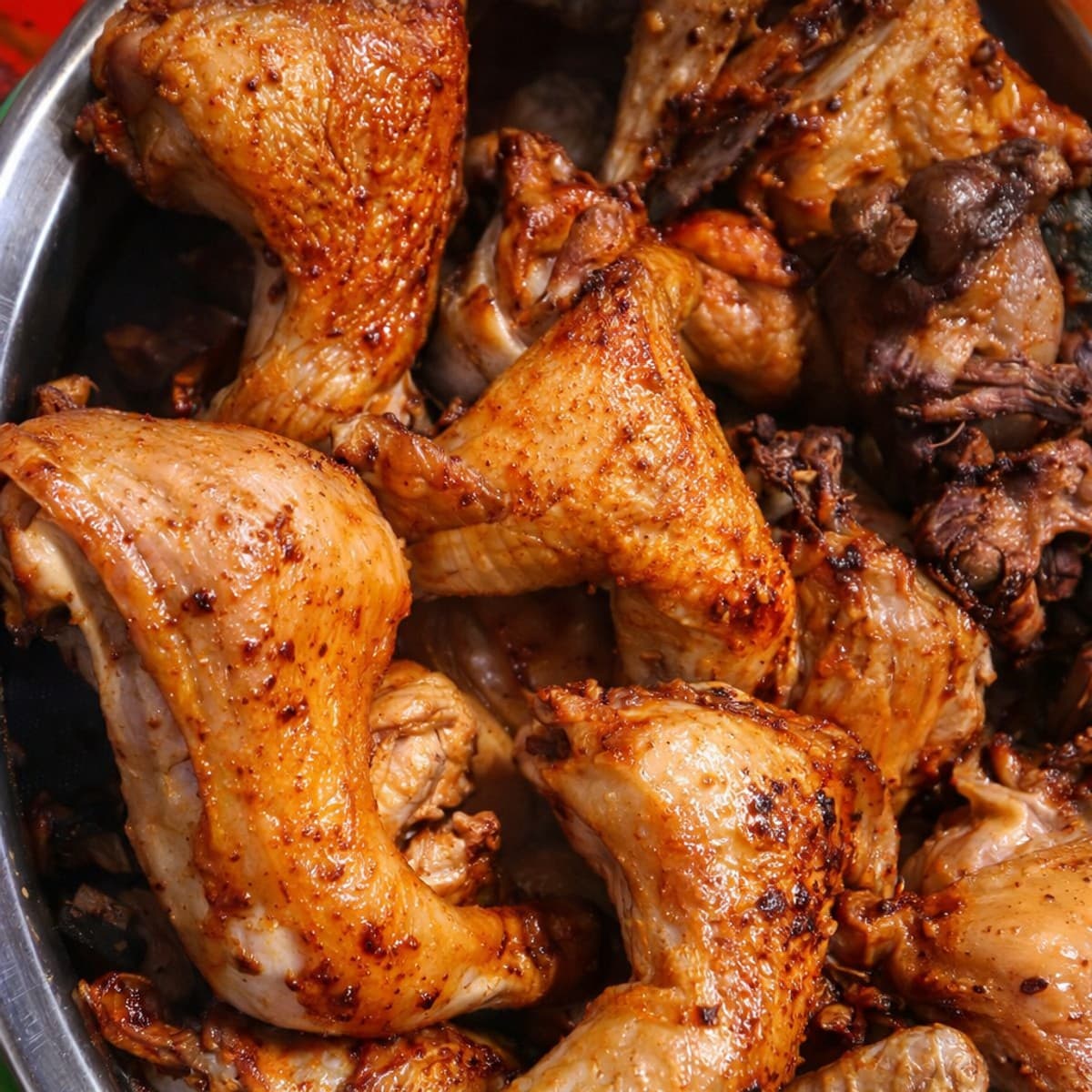 Cuisses de poulet au gingembre.