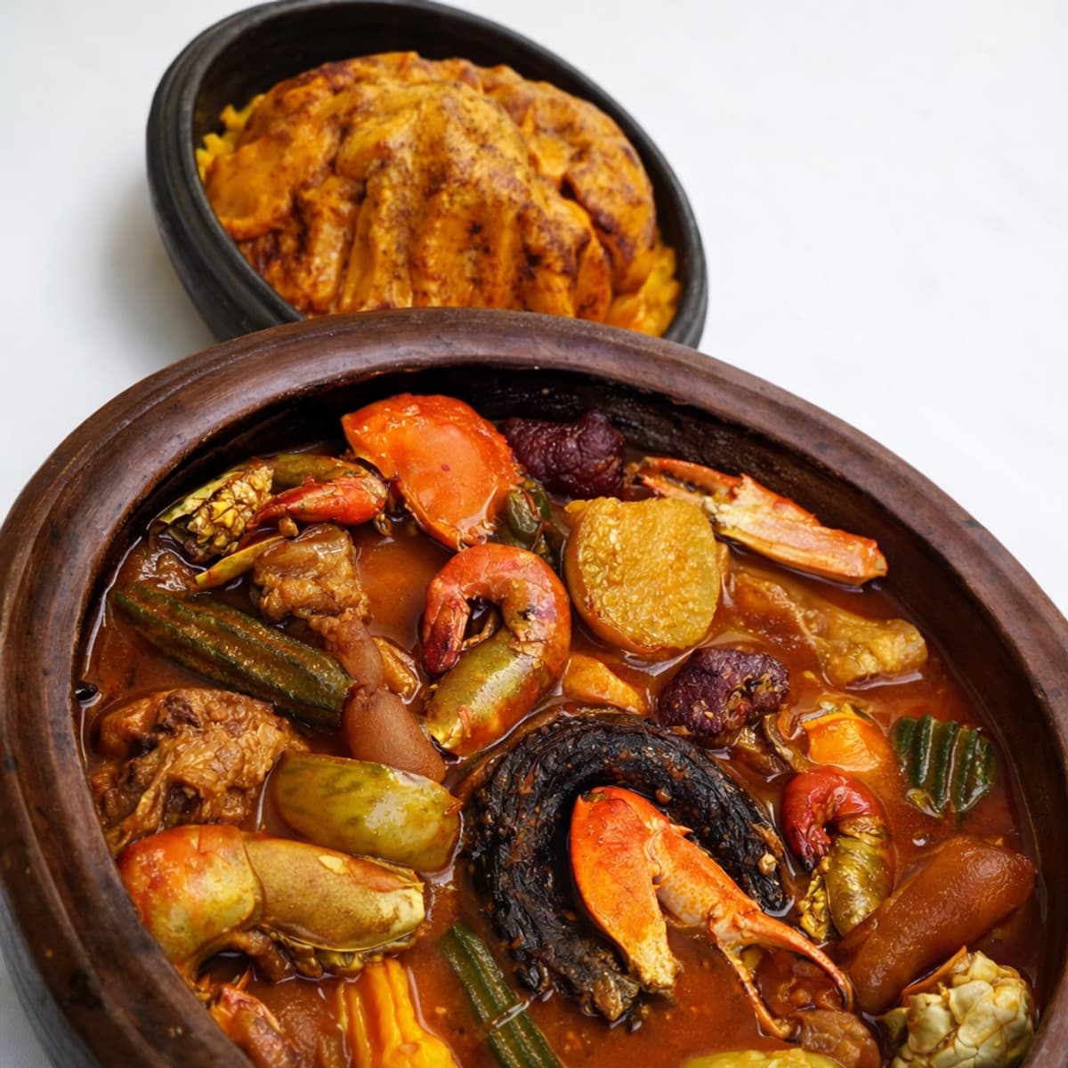 Foufou à la sauce claire