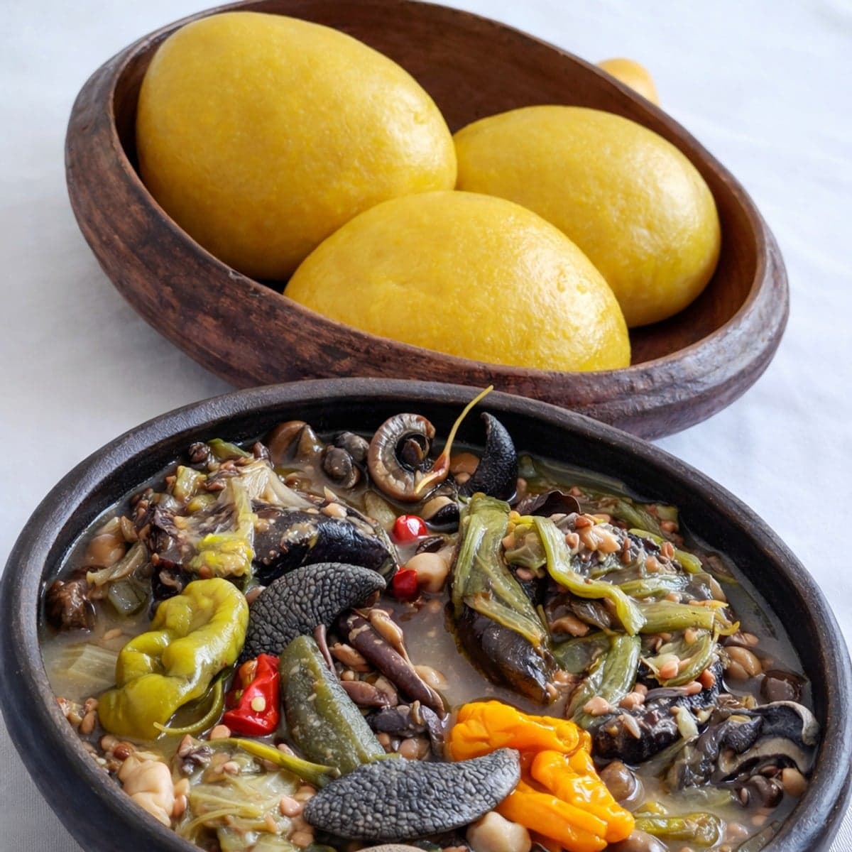 Foutou banane sauce gombo façon grand-mère : recette