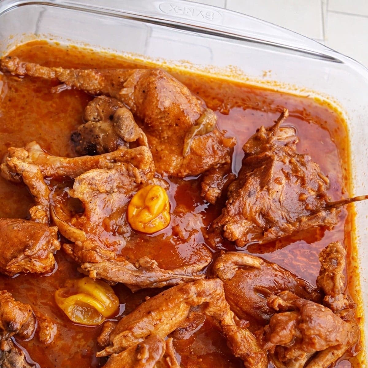 Sauce aubergine au poulet