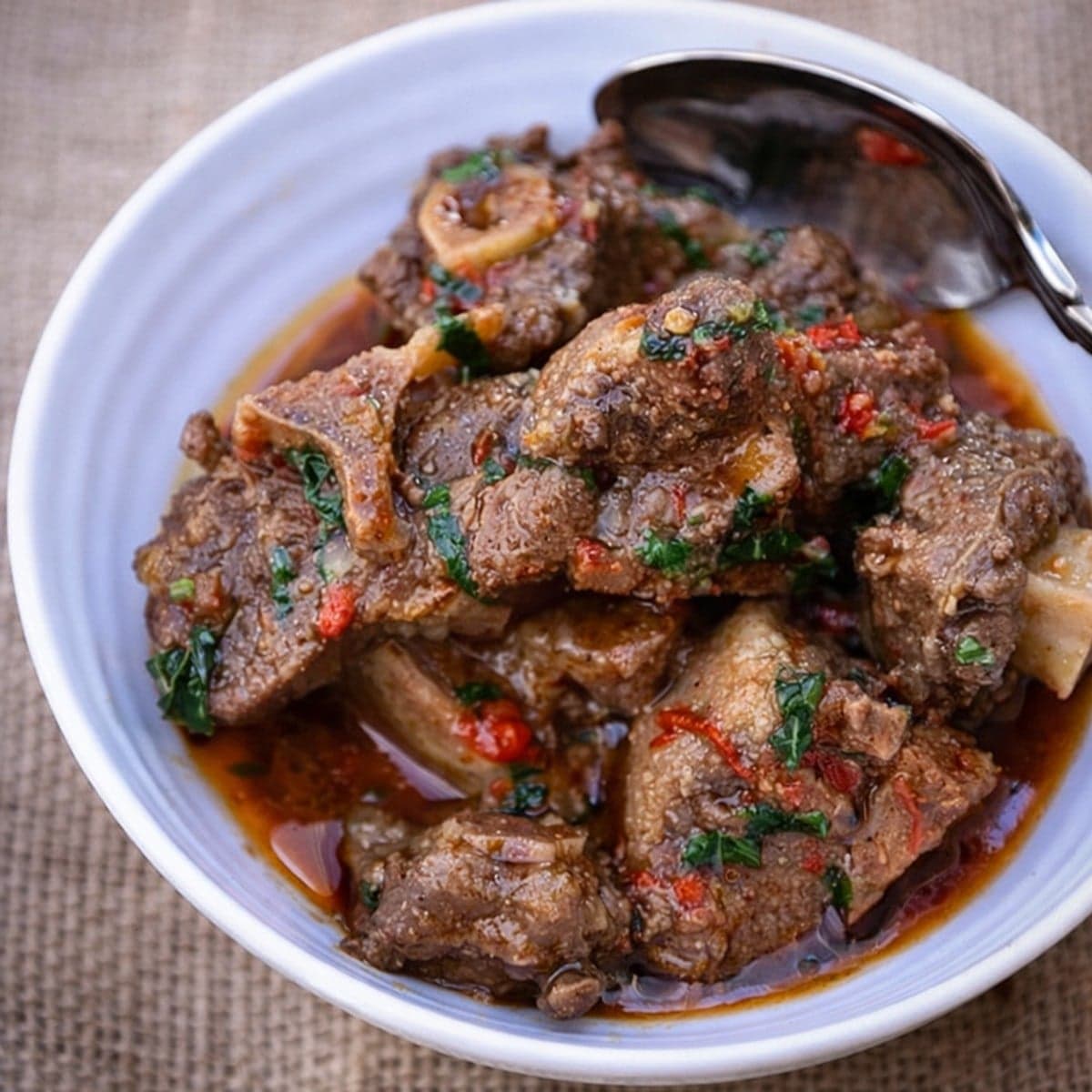 Viande de chèvre au poivre : recette