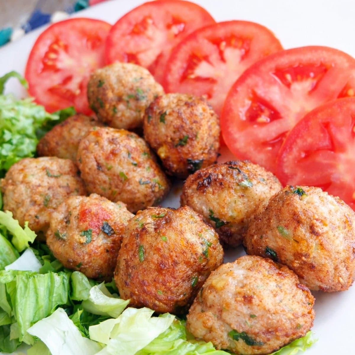 Boulettes de poisson aux légumes.