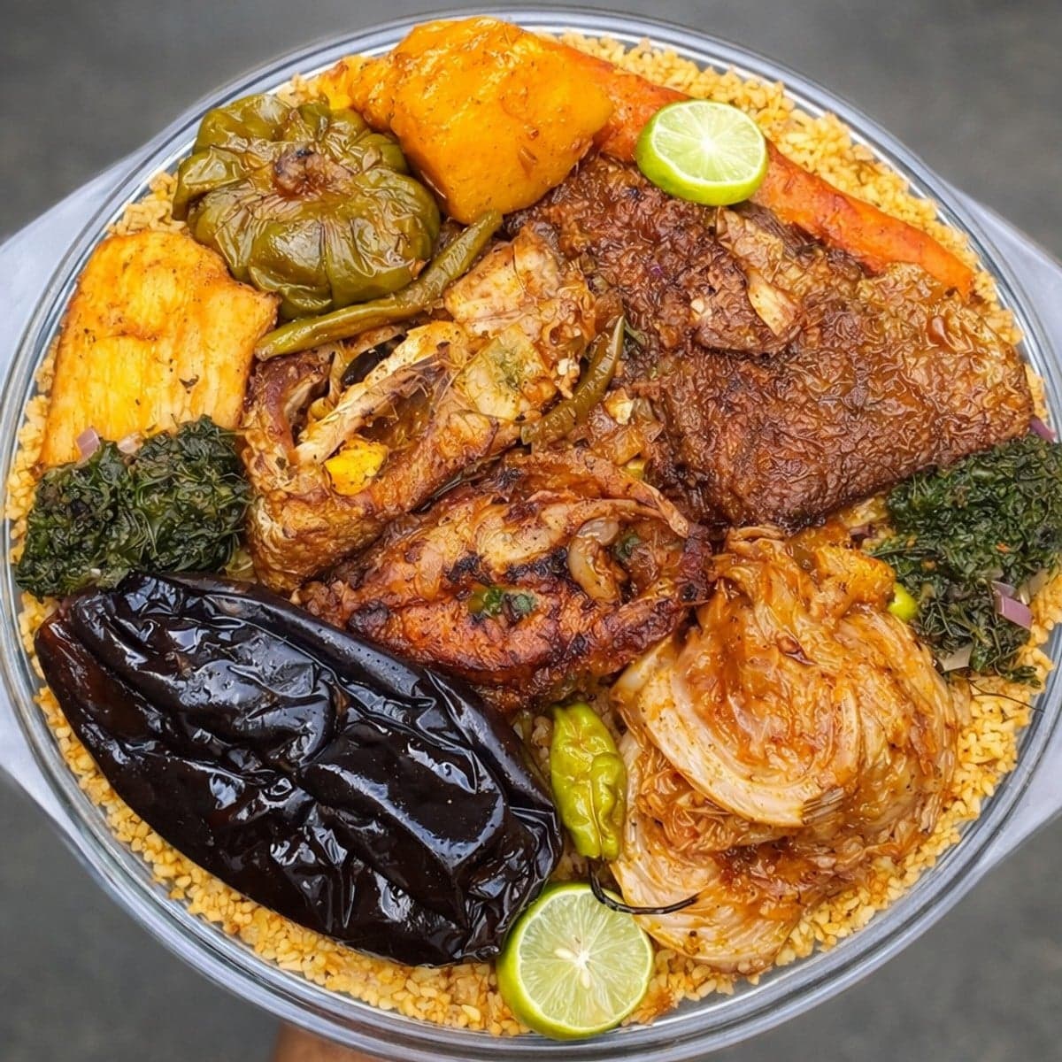 Couscous gras au poulet