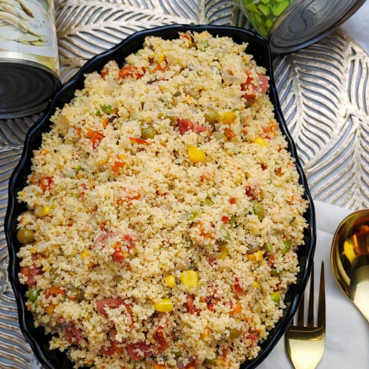 Couscous sauté aux légumes : recette colorée