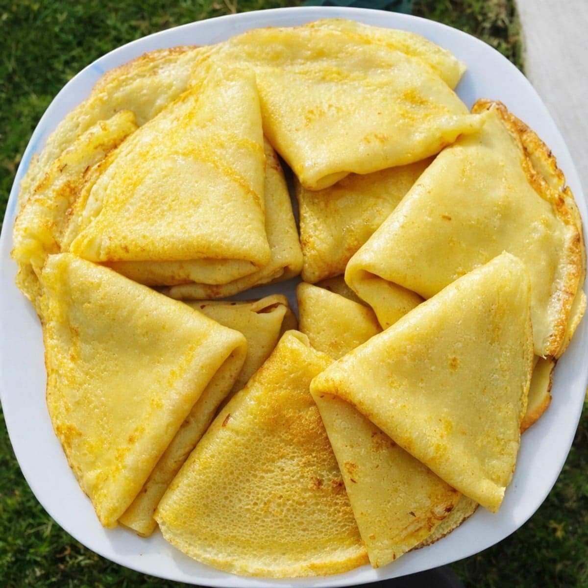 Crêpe au lait en poudre.