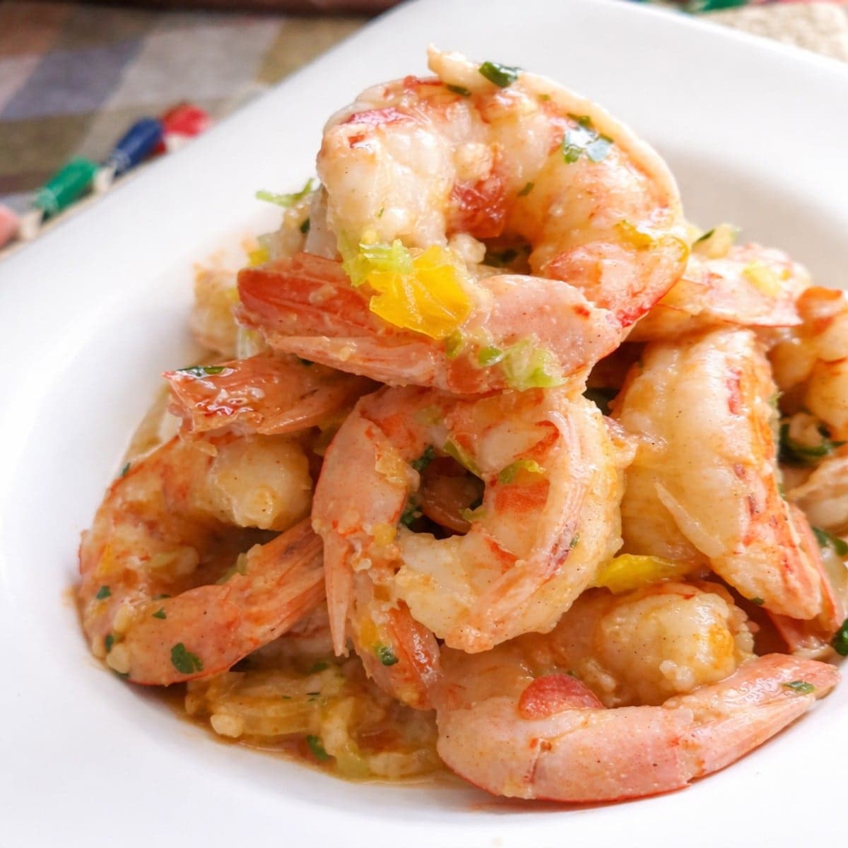 Crevettes sautées à l’ail et au gingembre