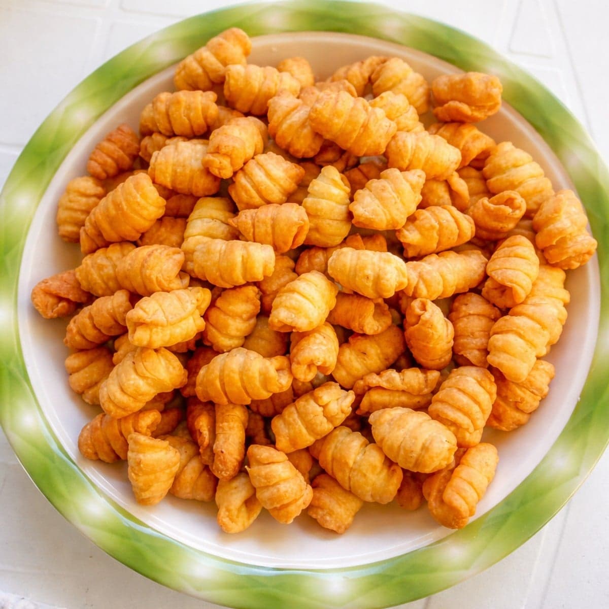 Croquettes salées façon chenilles