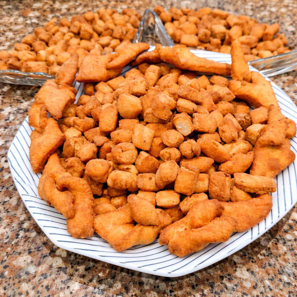 Des croquettes à la fois douces et croquantes