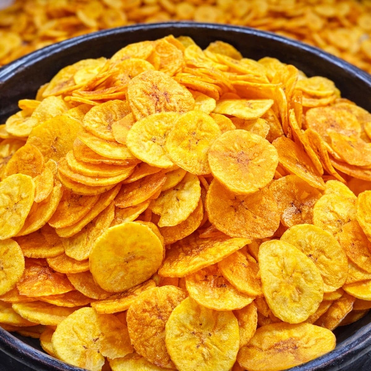 Des chips de bananes plantain