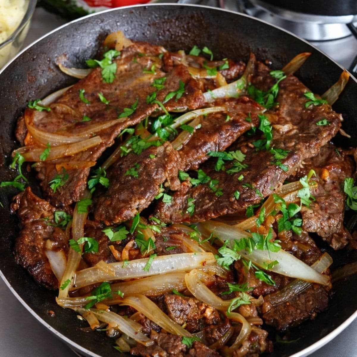 Des steaks au bœuf à la mexicaine