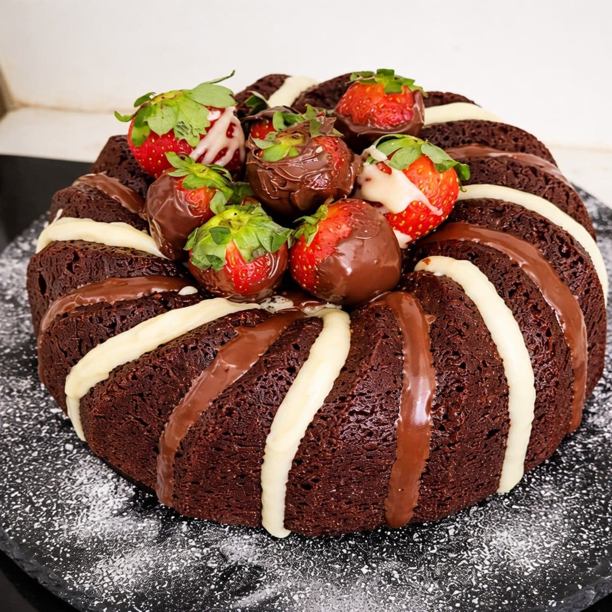 Du gâteau au chocolat