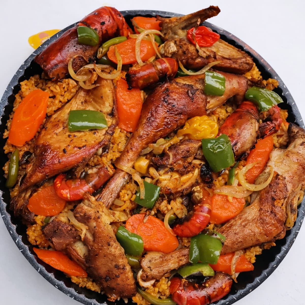 Du riz gras au poulet