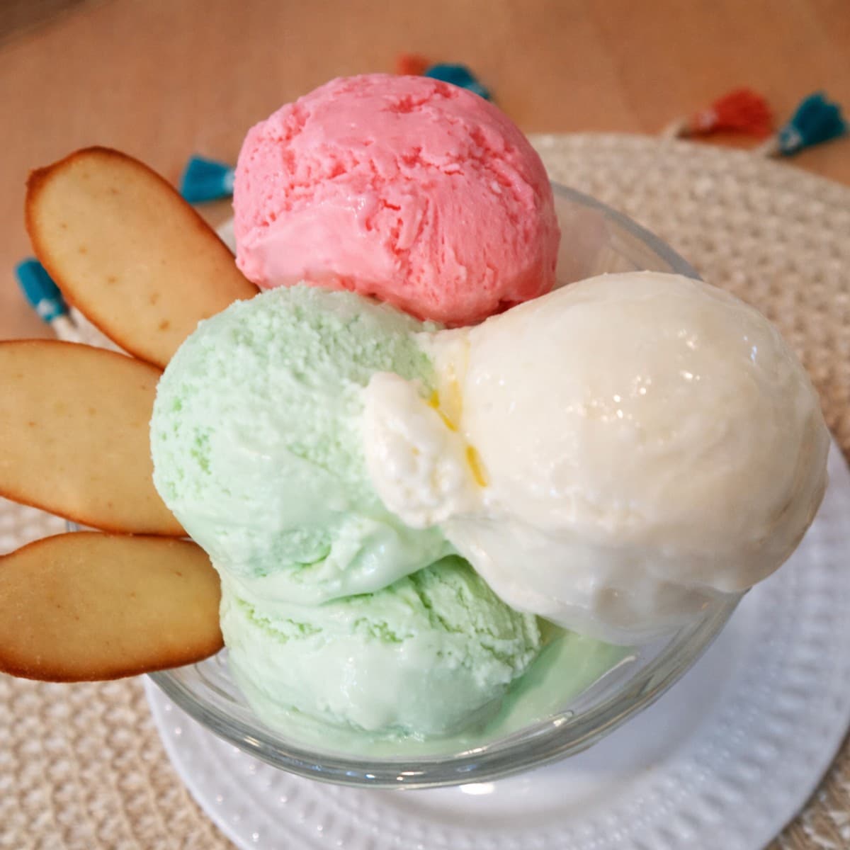 Glaces onctueuses