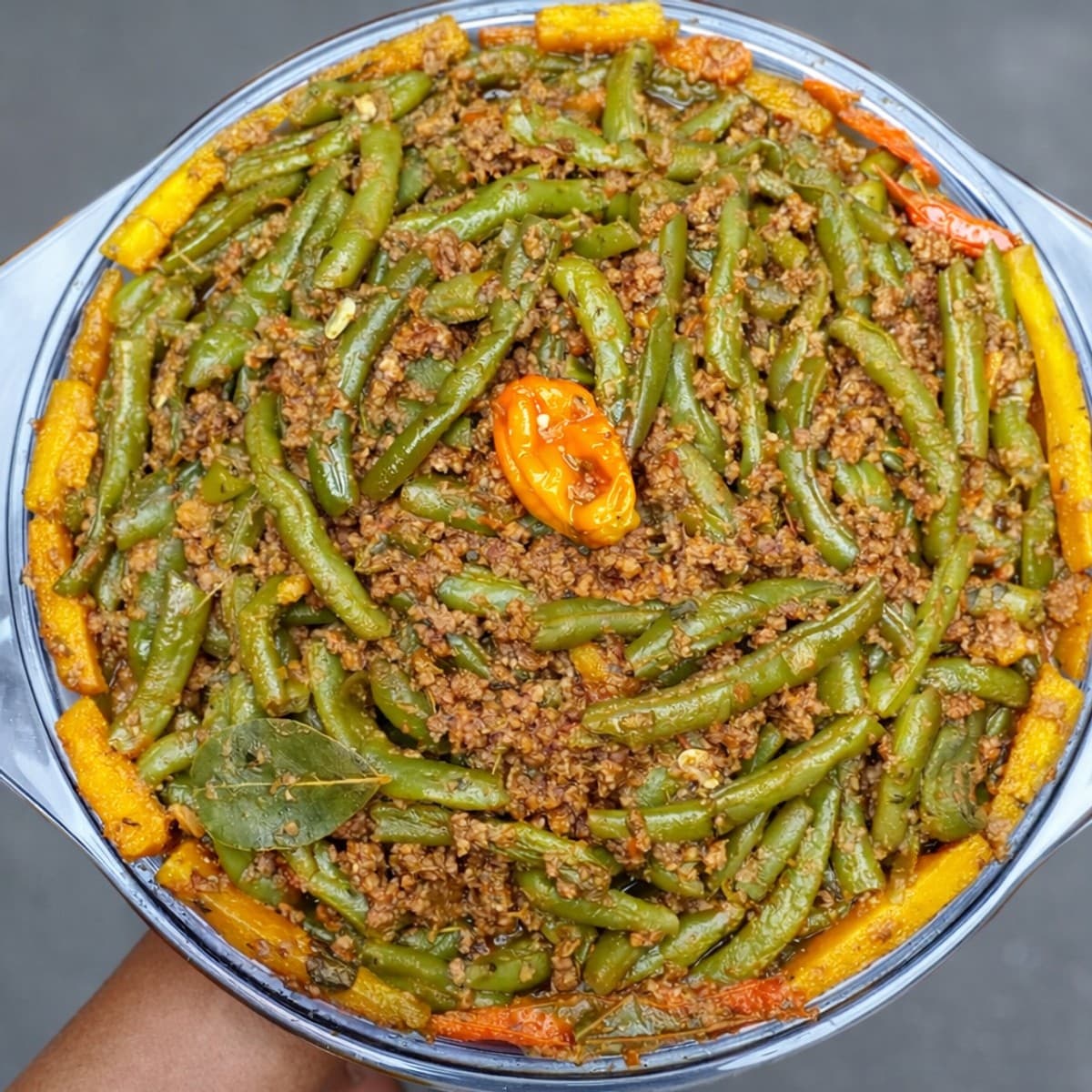 Haricots verts façon bolognaises