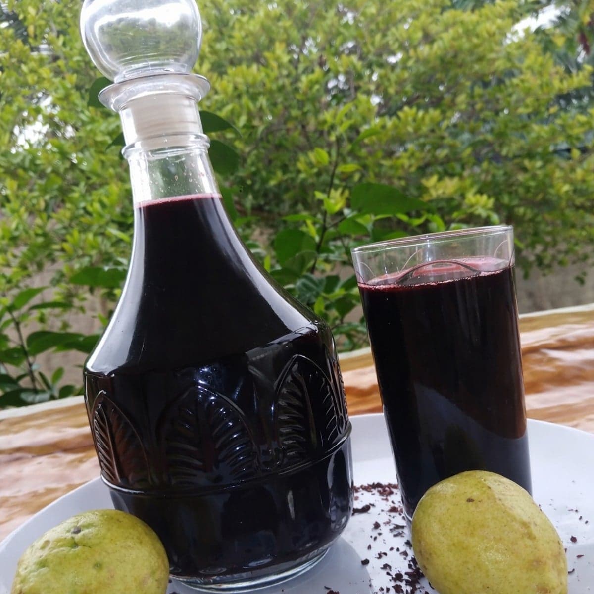 Jus de bissap (foleré) aux goyaves