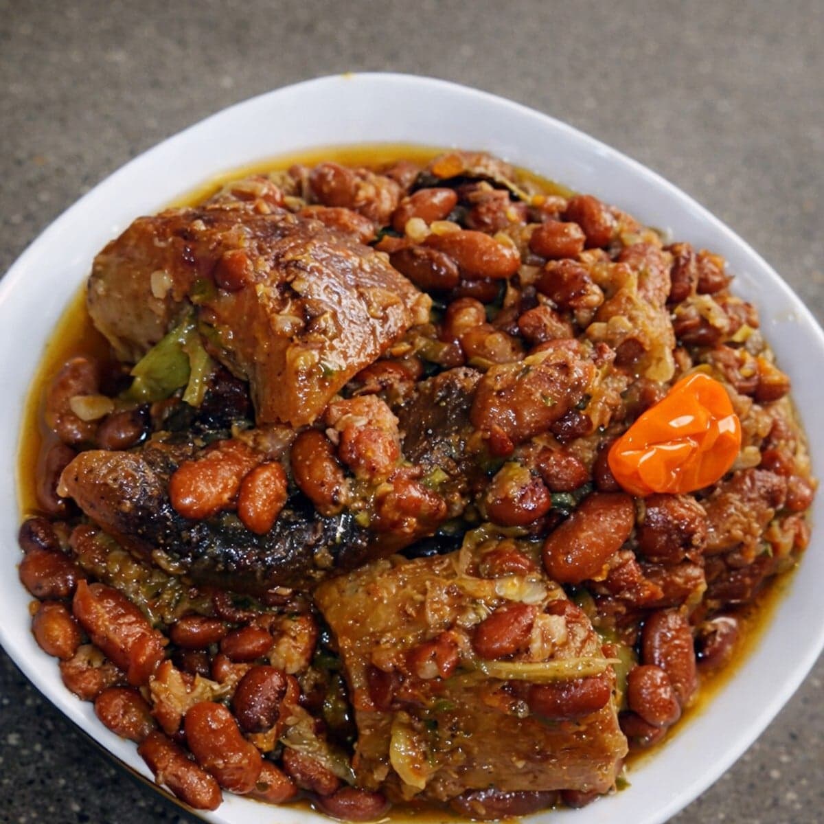 Haricots rouges à la peau de bœuf : recette africaine
