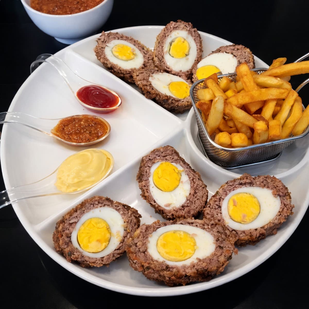 Oeuf dinausore et frites