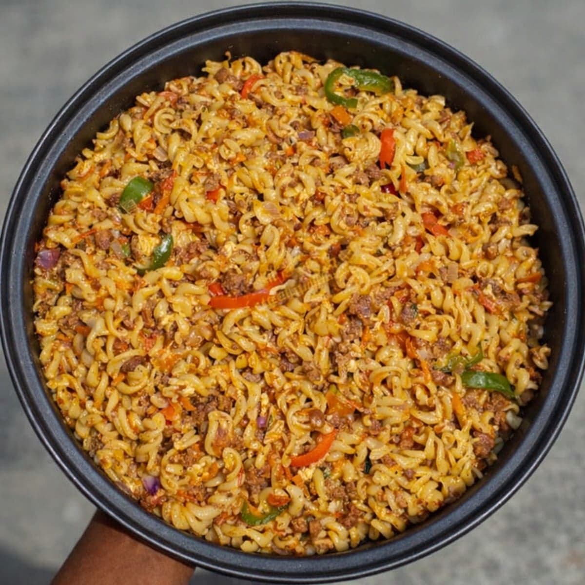 Pâtes viande hachée fromage râpé