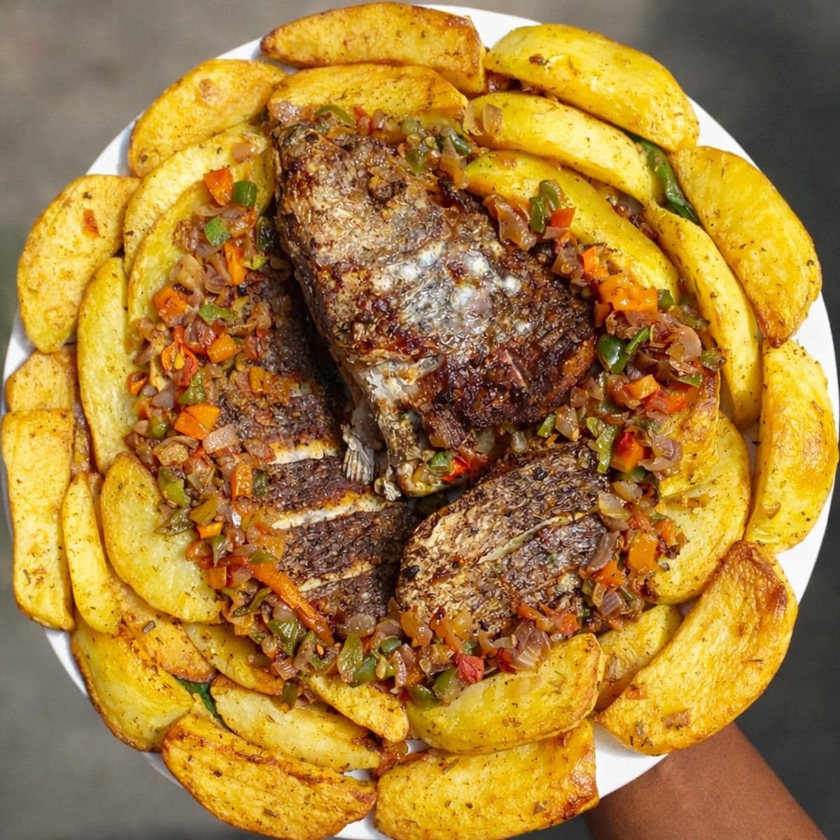 Pommes de terre sautées et ses garnitures