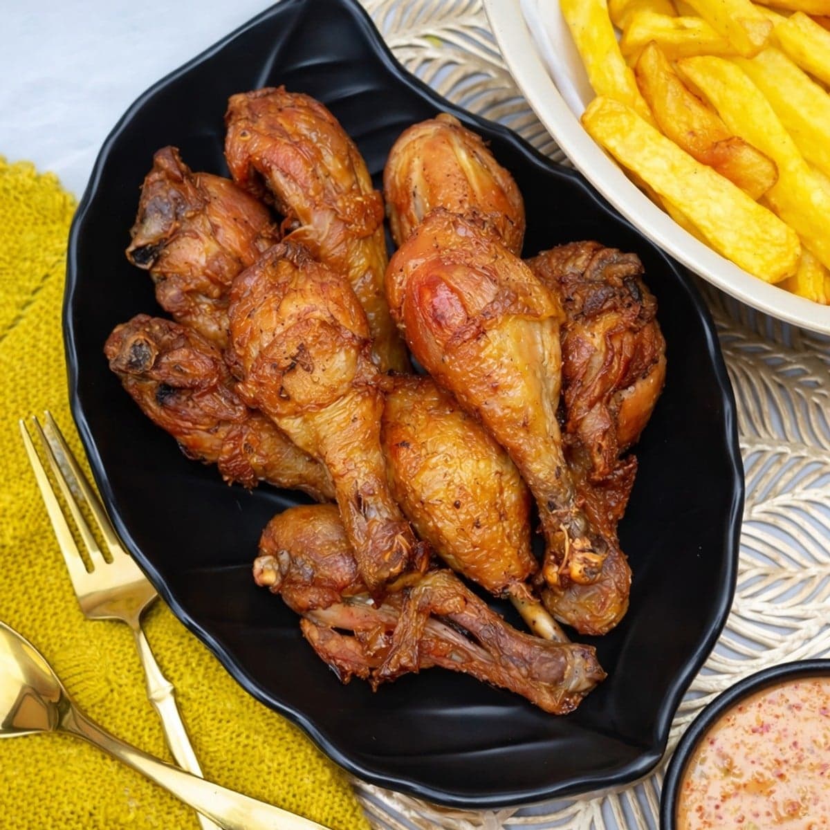 Poulet frit épicé croustillant : recette