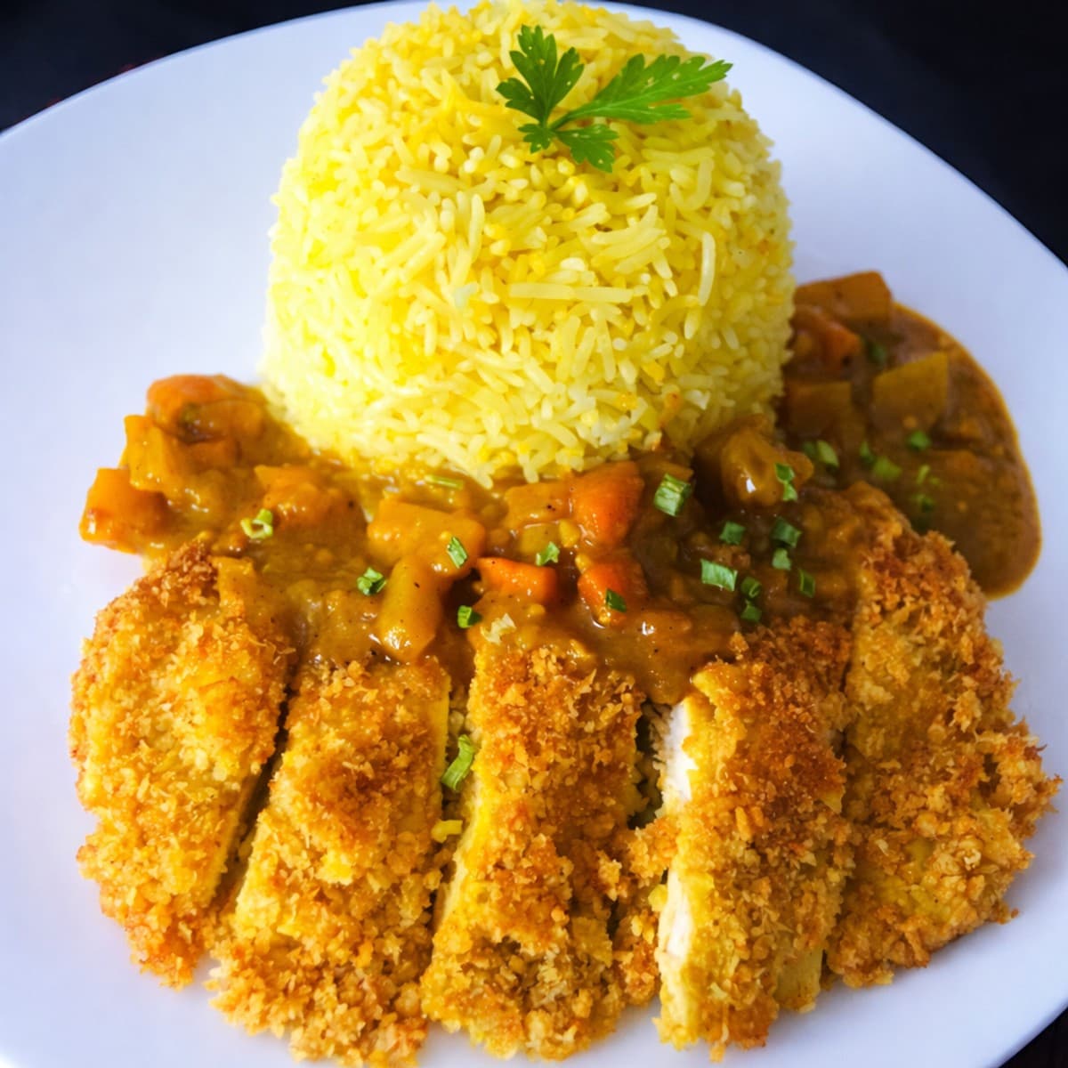 Poulet katshu au curry