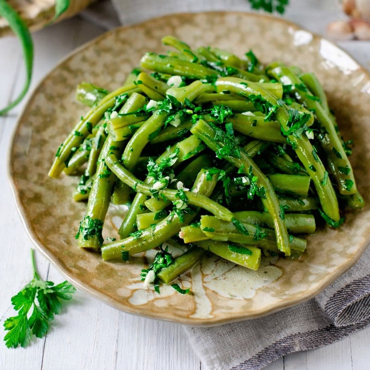 Haricots verts sautés aux épices
