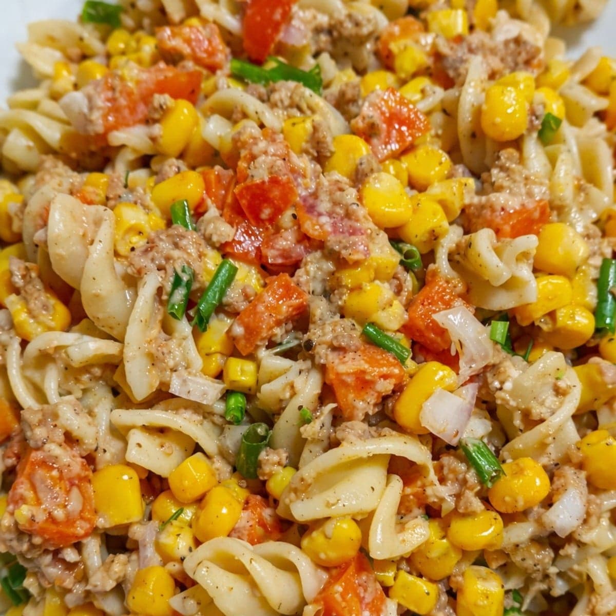 Salade de pâtes fusilli