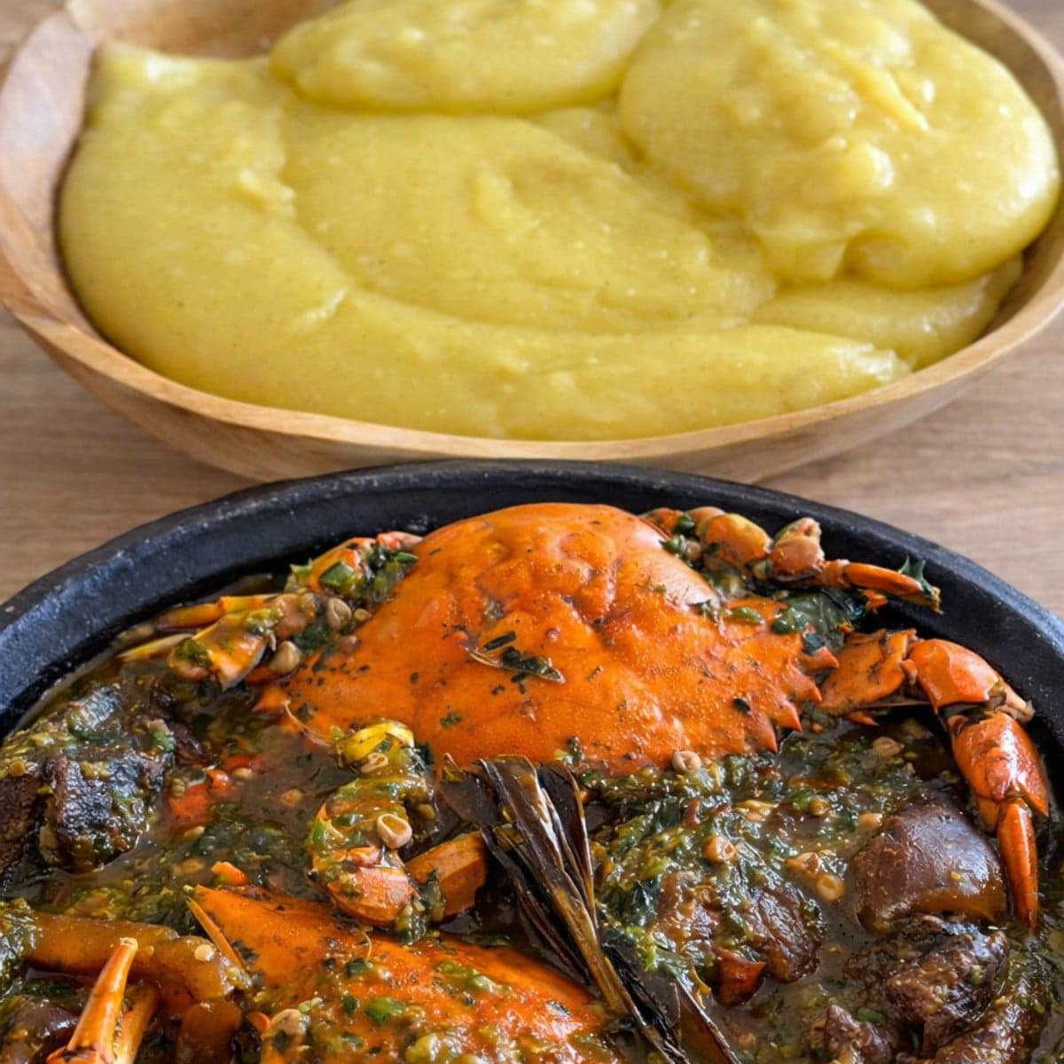 Sauce kopè et kpala avec kabato : recette