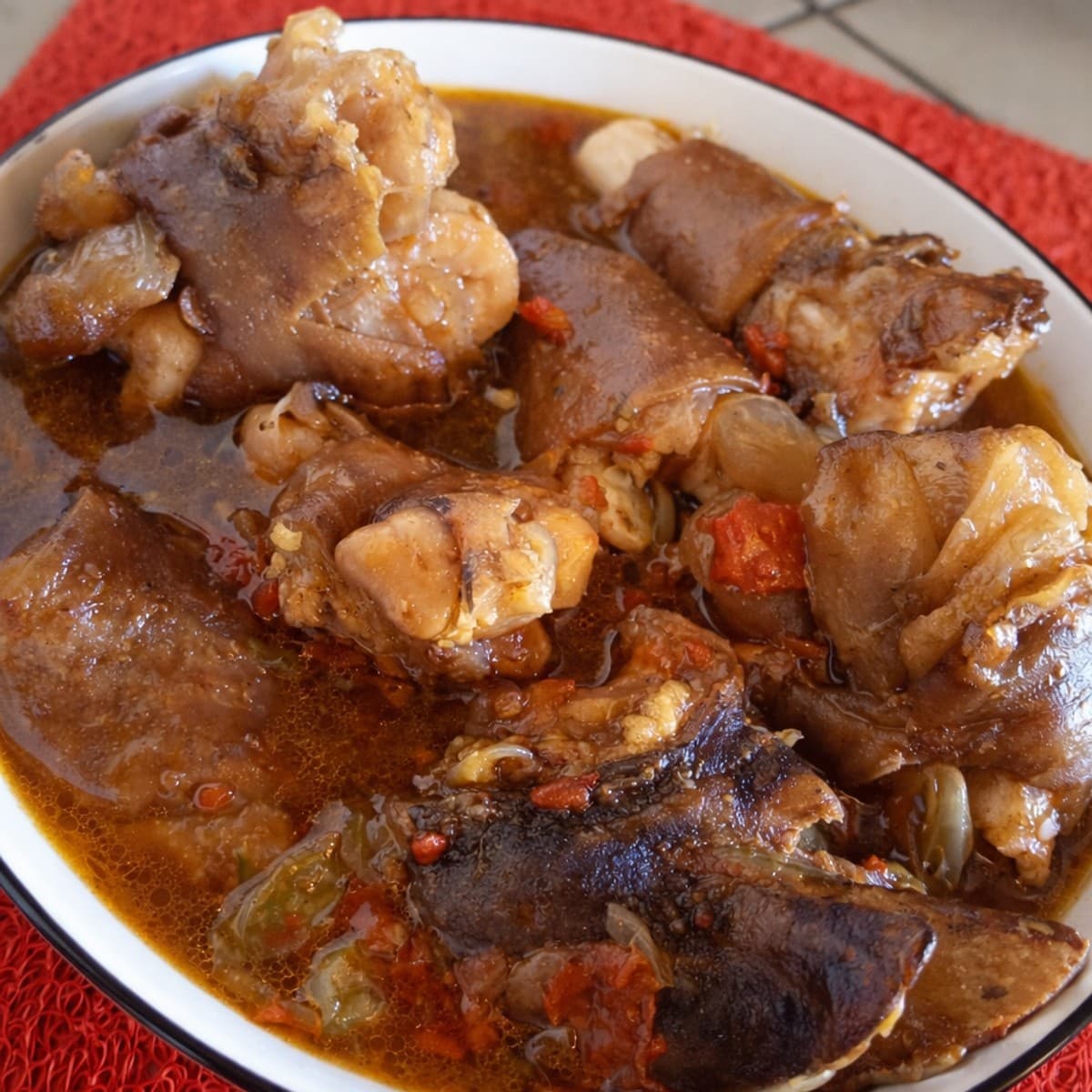 Soupe de pattes boeuf bien épicée ☺️☺️
