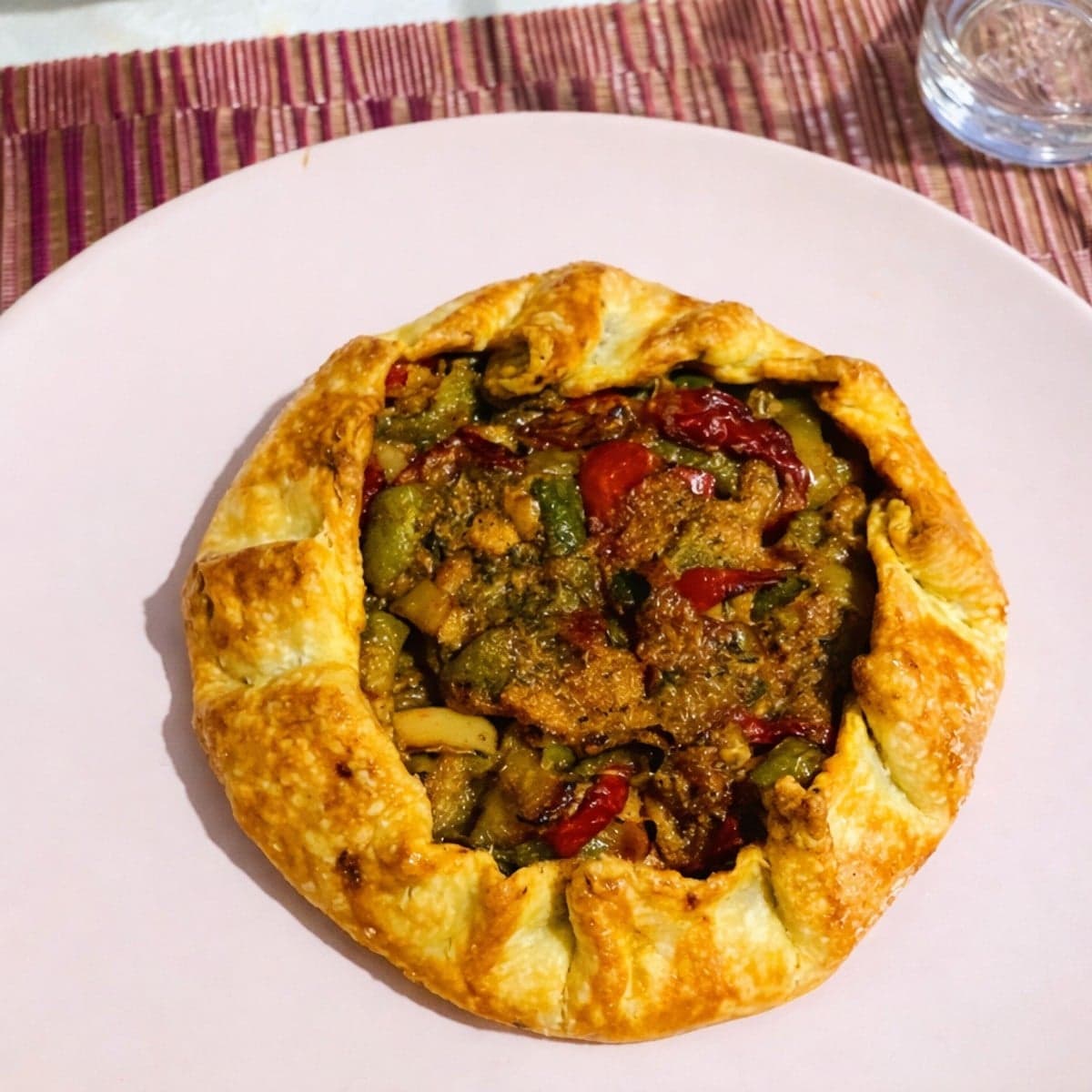 Tartelette rustique romarin poivron