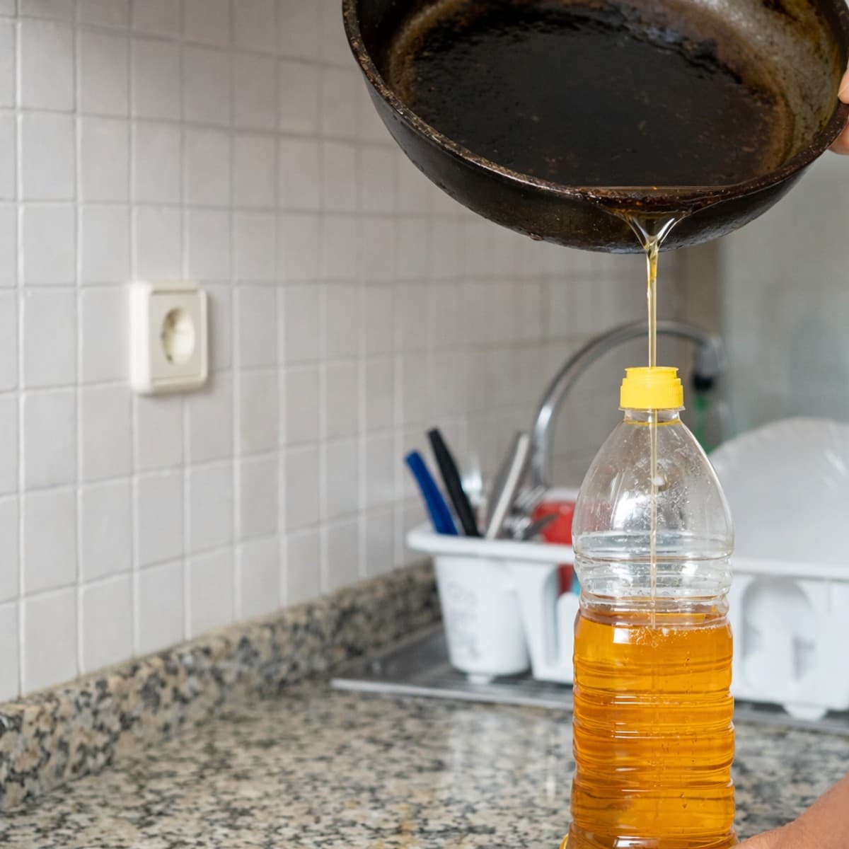 Une astuce facile et simple pour se débarrasser de l’huile sans obstruer les égouts