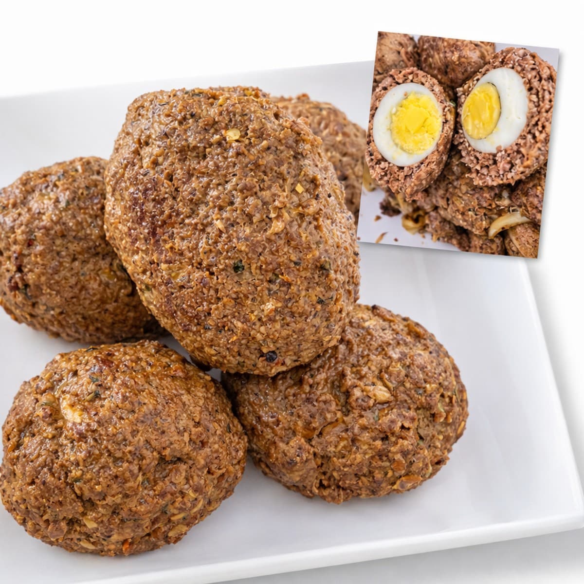Boulettes de viande hachée aux œufs