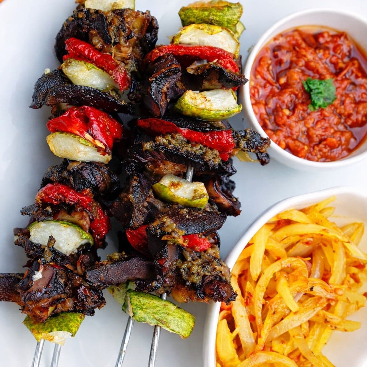 Brochette d’escargot au miel et gingembre