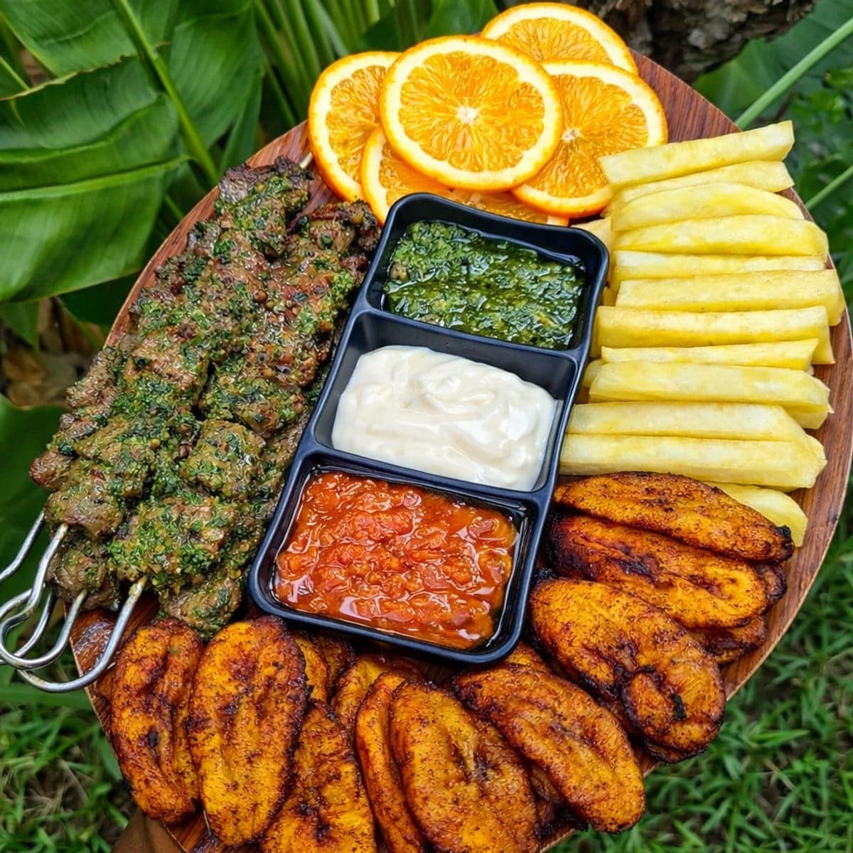 Brochettes de bœuf et ses compatriotes