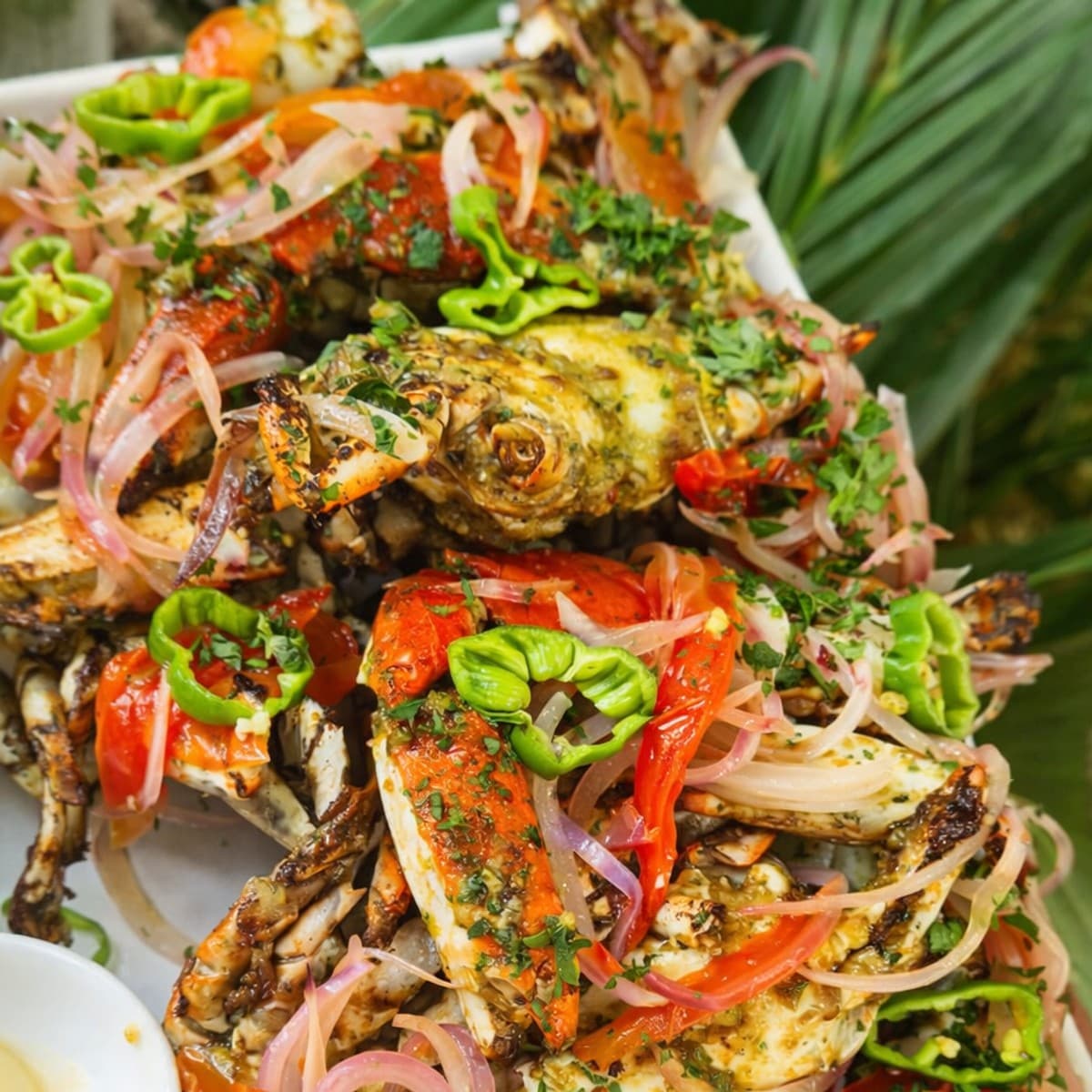 Crabes grillés
