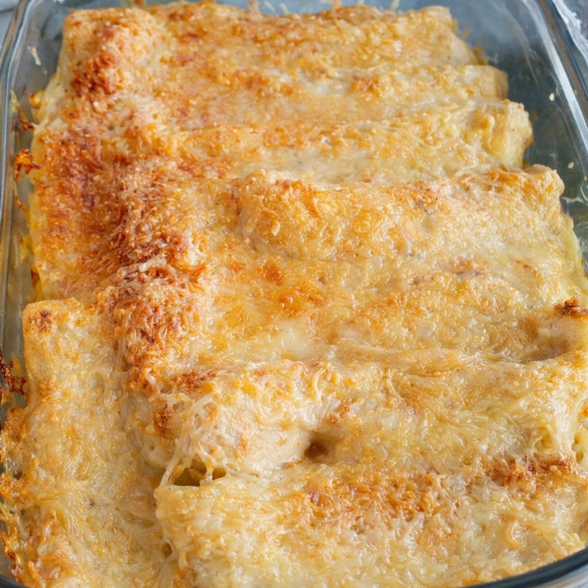 Crêpes fourrées et gratinées au four
