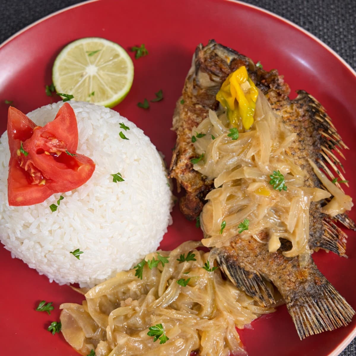 Délicieux yassa poisson
