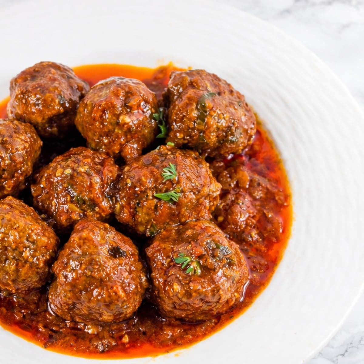 Des boulettes de viande