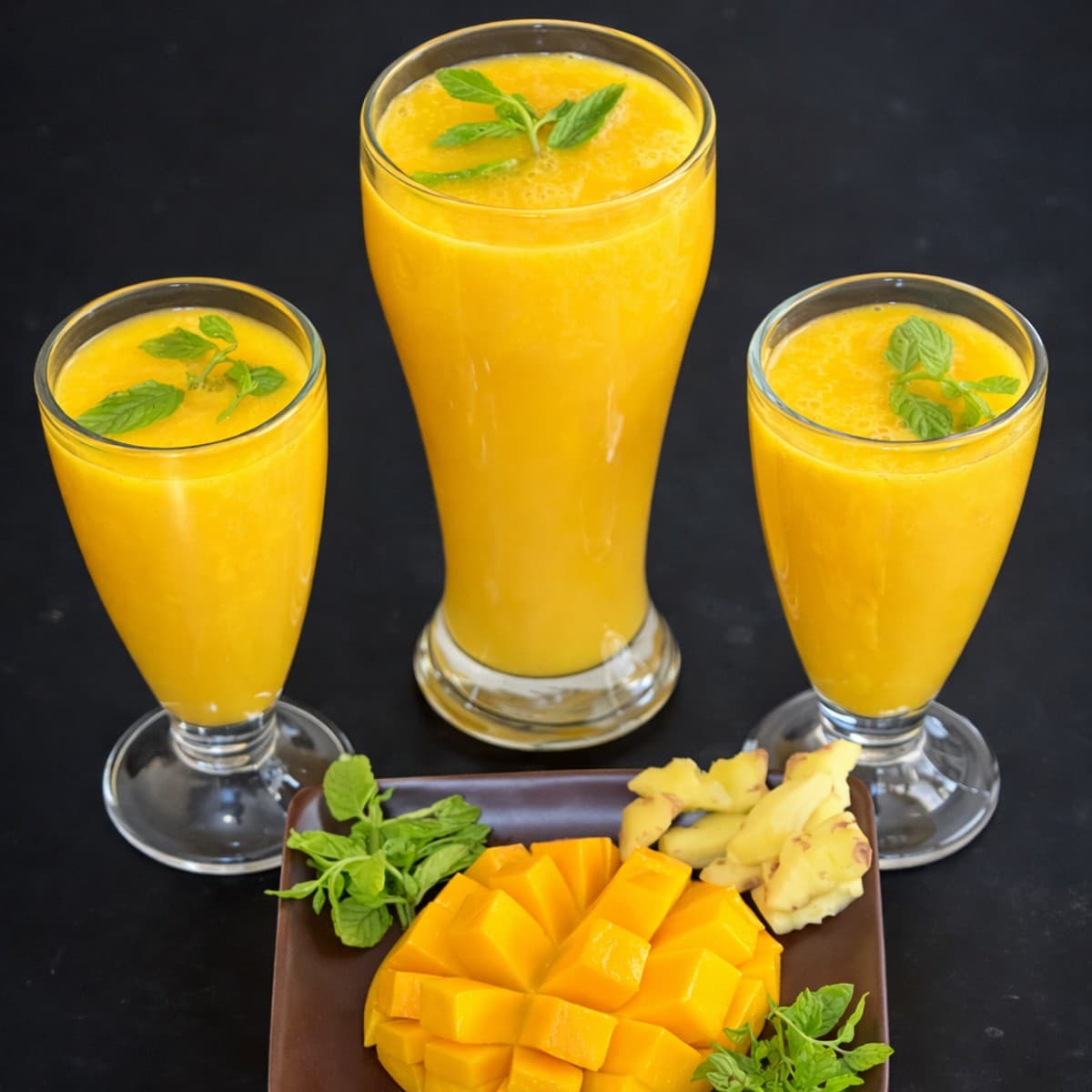 Jus de mangue au gingembre : recette fraîche