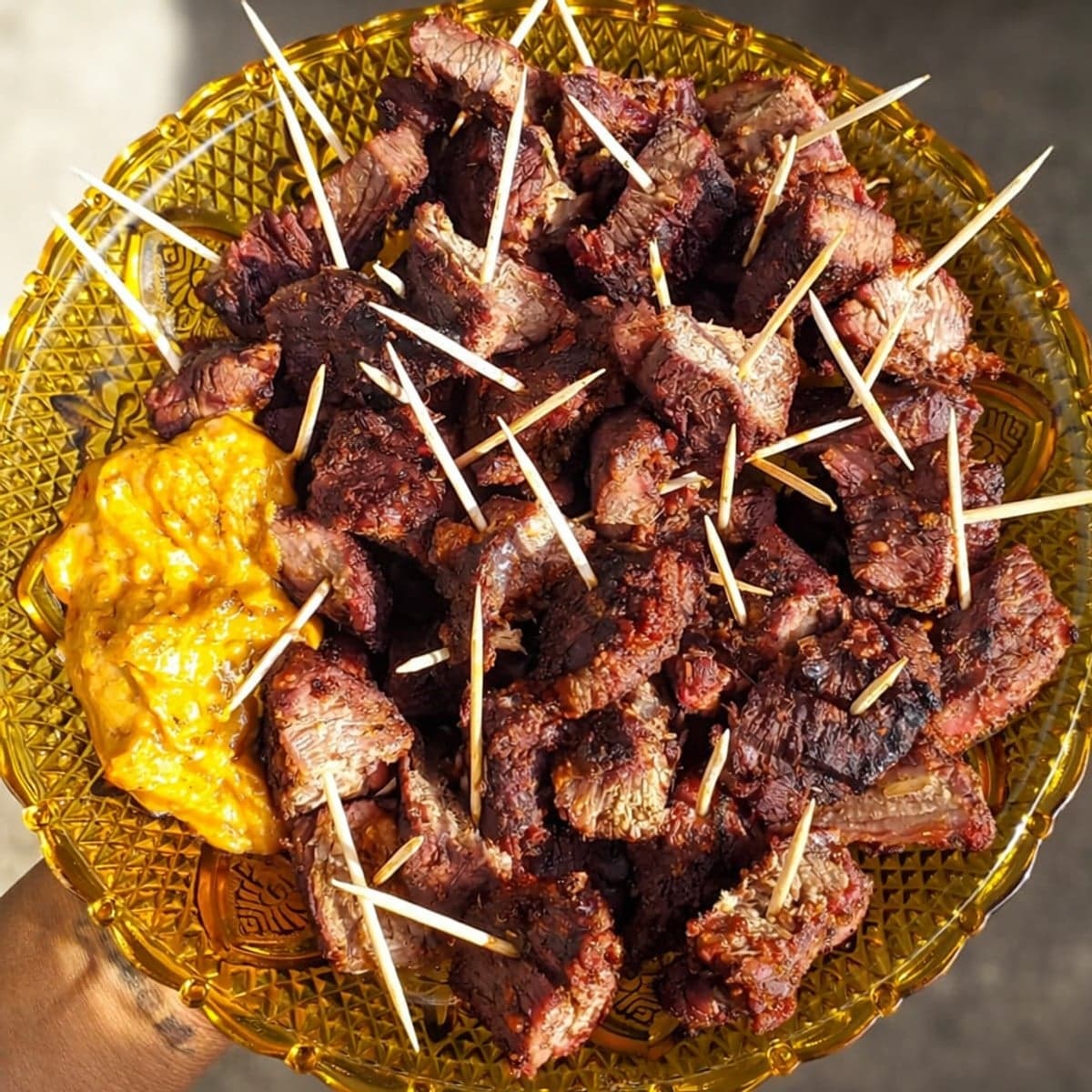 Mouton braisé aux deux marinades