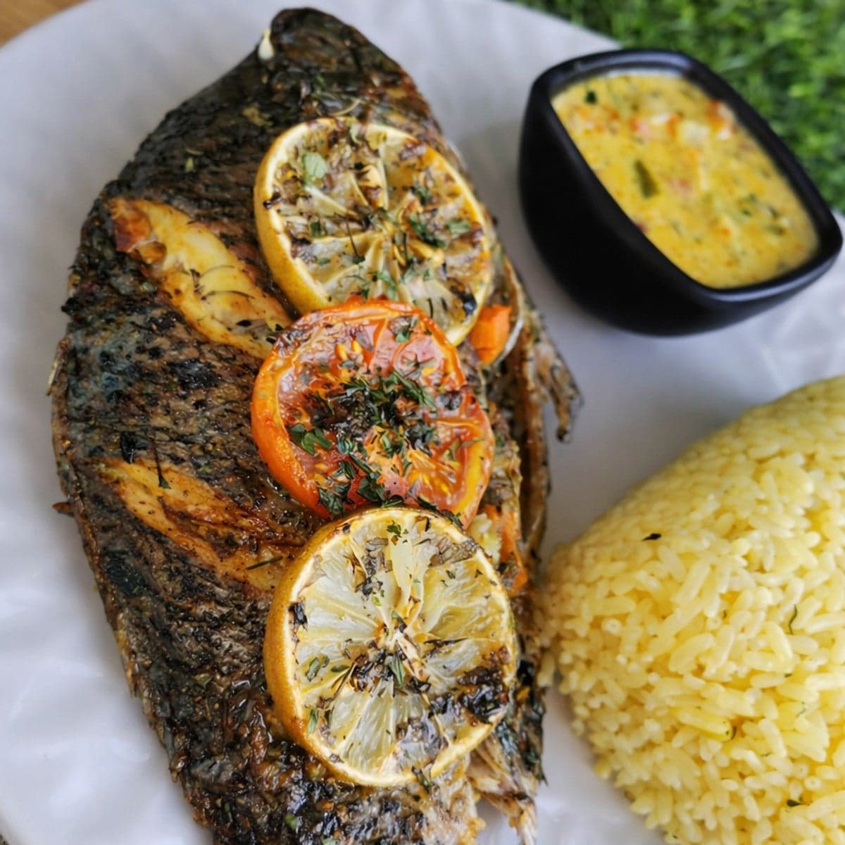 Poisson au four