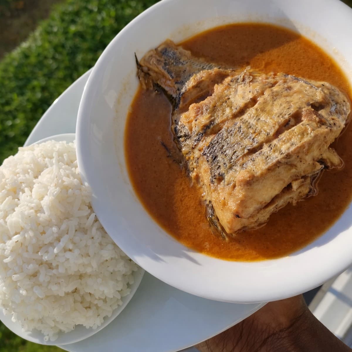 Poisson frais aux épices.