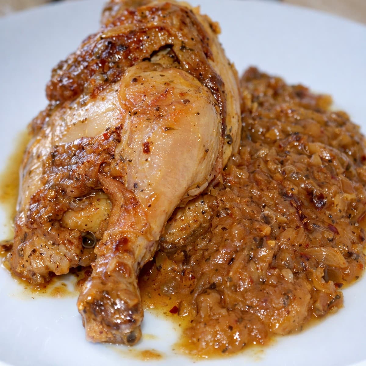 Poulet yassa Sénégalais