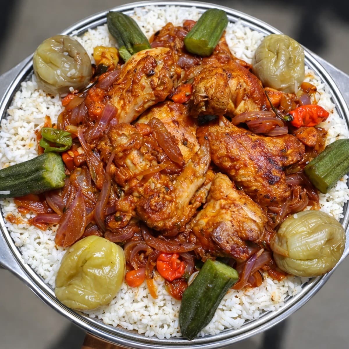 Riz soumara au poulet : recette africaine