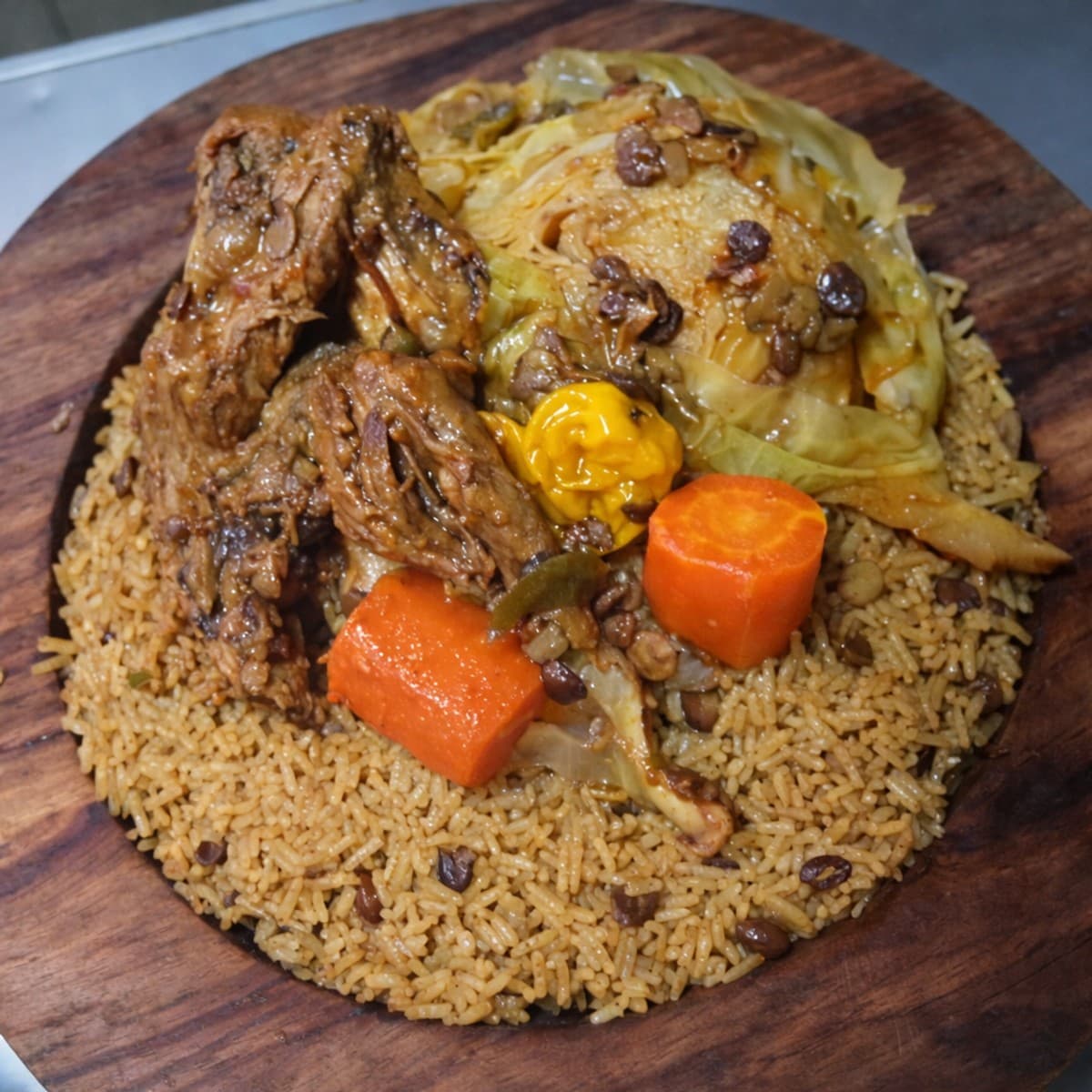 Riz soumbala à la pintade revisité : recette