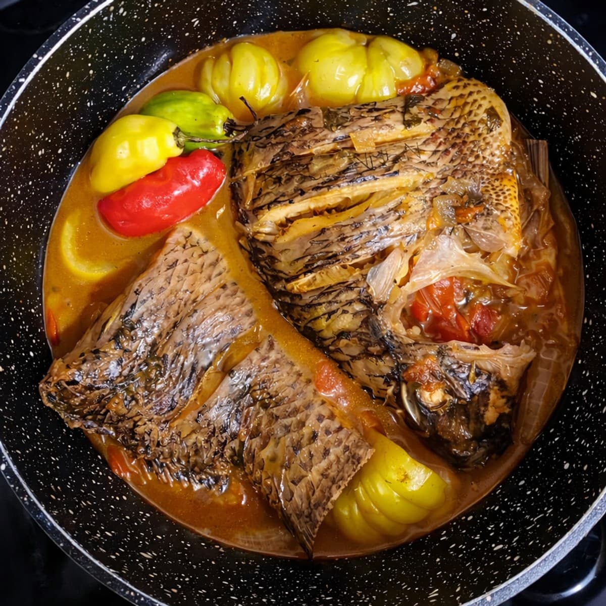 Sauce sans matière grasse au poisson ou « Kaldou simple »