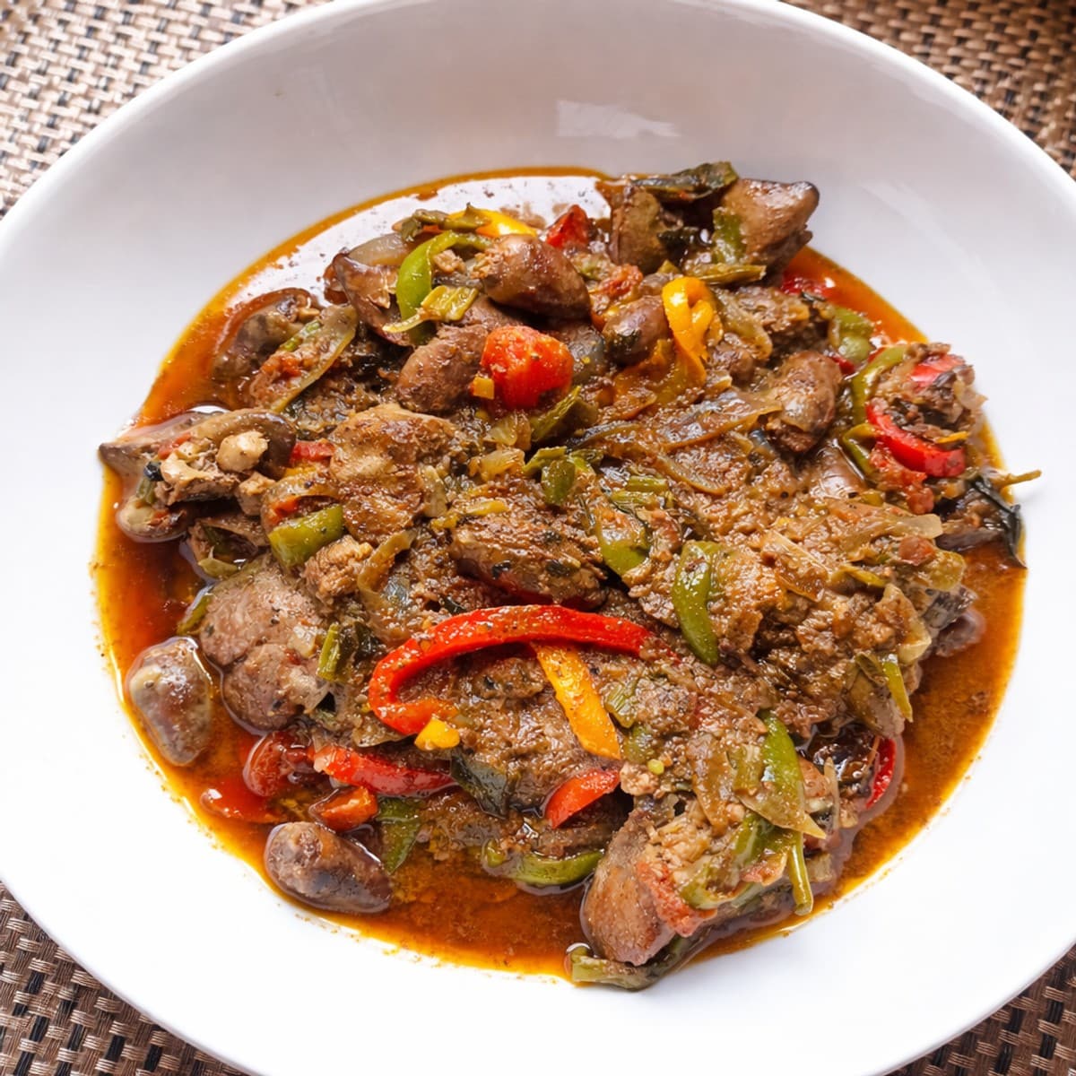 Abats de poulet sautés : recette