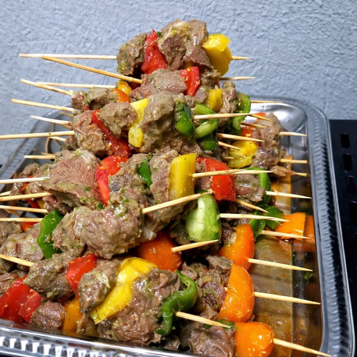 Brochettes de filets de bœuf