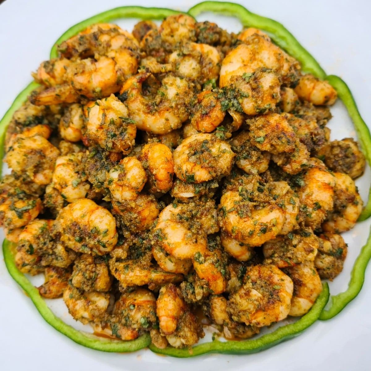 Crevettes au gingembre, ail et curcuma by lolo
